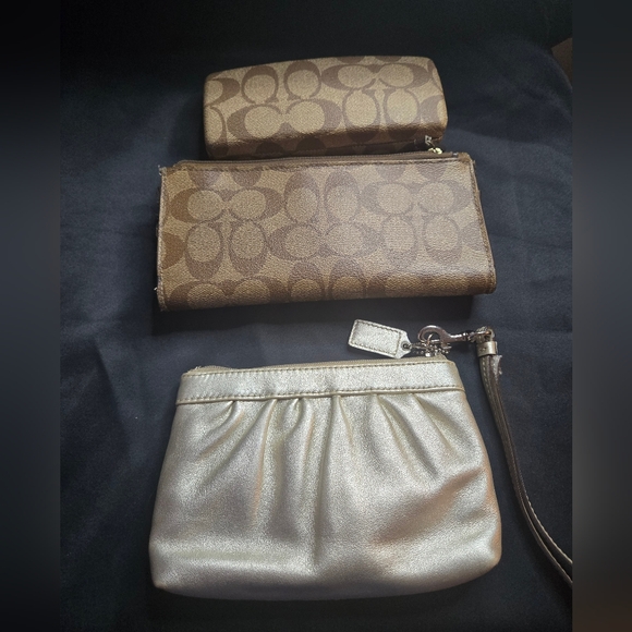 Coach 3-Piece Accessory Bundle – Wallet, Wristlet & Glasses Case - Picture 2 of 16